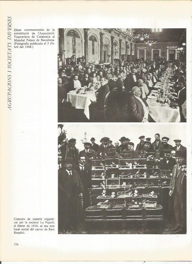 LAMINA 20719: Comida de la Asociacion Vegetariana de Catalunya en 1908