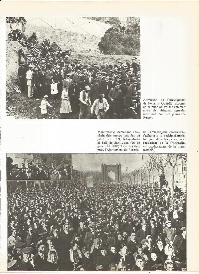 LAMINA 20714: Manifestacion por la amnistia de presos en 1909