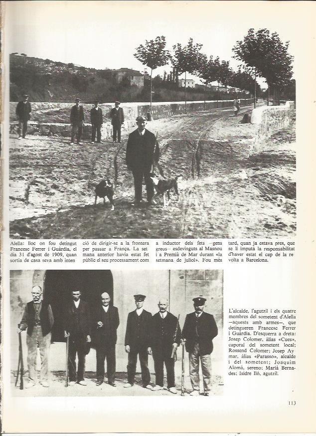 LAMINA 20713: Lugar de la detencion de Francesc Ferrer en Alella en 1909