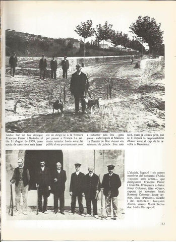 LAMINA 20713: Lugar de la detencion de Francesc Ferrer en Alella en 1909