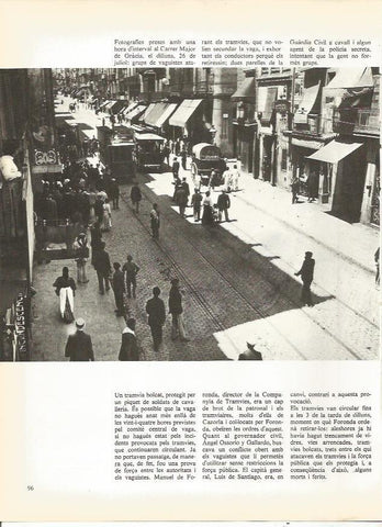 LAMINA 20705: Calle Mayor de Gracia en Barcelona 