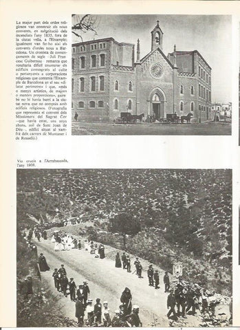 LAMINA 20785: Via Crucis en la Arrabassada en 1908