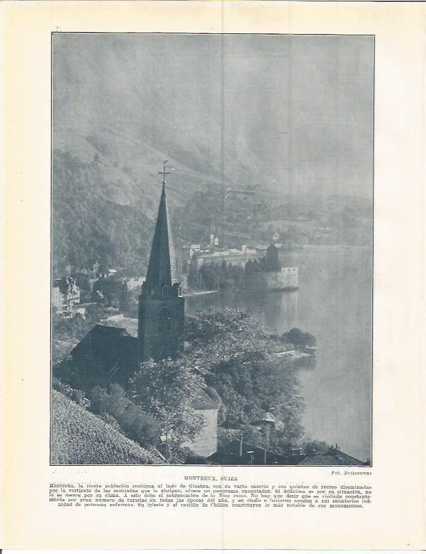 LAMINA 20868: Montreaux, Francia