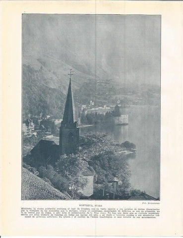 LAMINA 20868: Montreaux, Francia