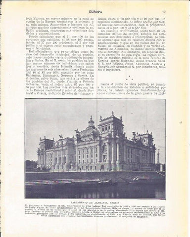 LAMINA 20863: Parlamento de Alemania en Berlin
