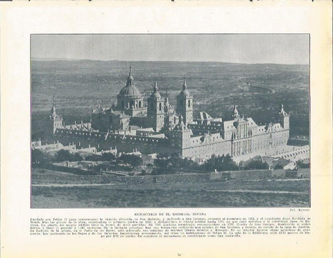 LAMINA 20861: Monasterio de El Escorial, Madrid