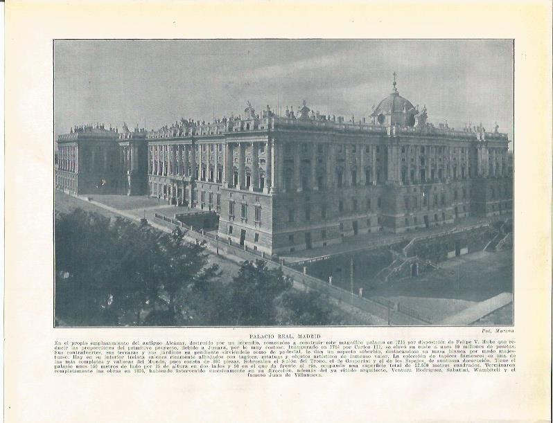 LAMINA 20859: Palacio Real, Madrid