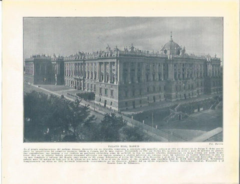 LAMINA 20859: Palacio Real, Madrid