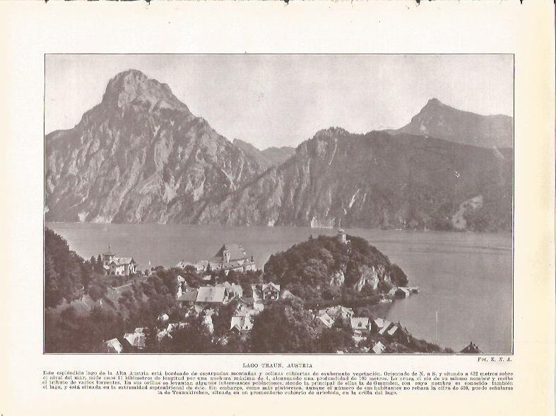 LAMINA 20852: Lago Traun, Austria