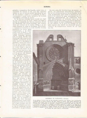 LAMINA 20850: Catedral de Tarragona