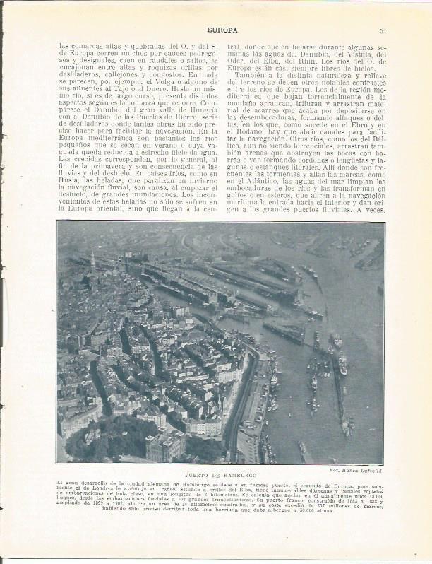 LAMINA 20846: Puerto de Hamburgo