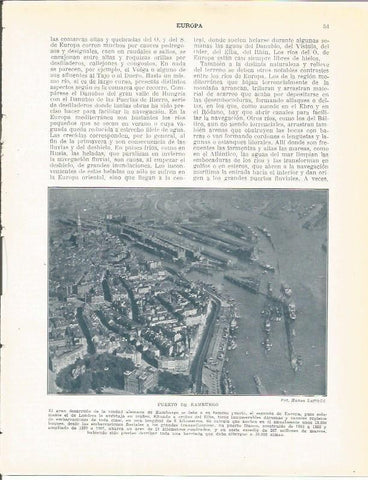 LAMINA 20846: Puerto de Hamburgo