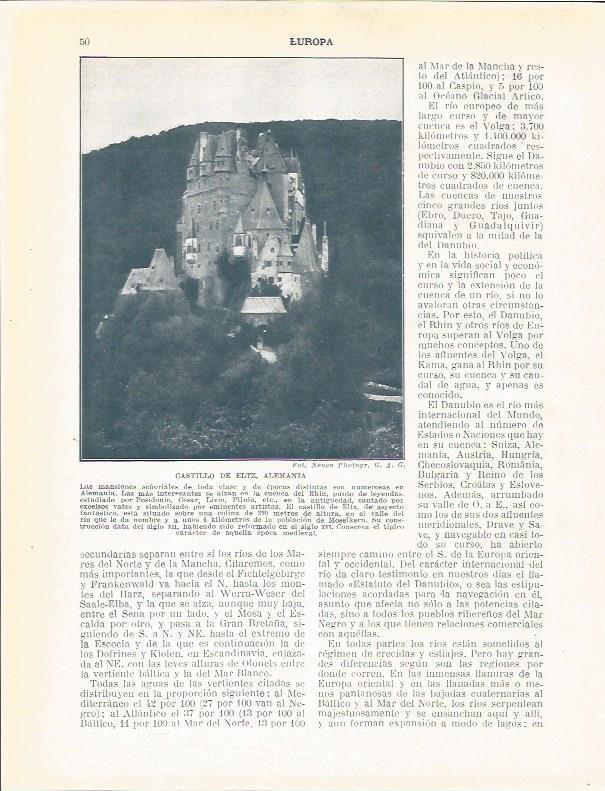 LAMINA 20845: Castillo de Eltz, Alemania