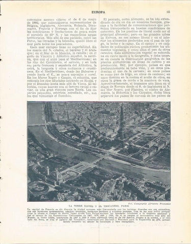 LAMINA 20871: Vista aerea del Trocadero de Paris