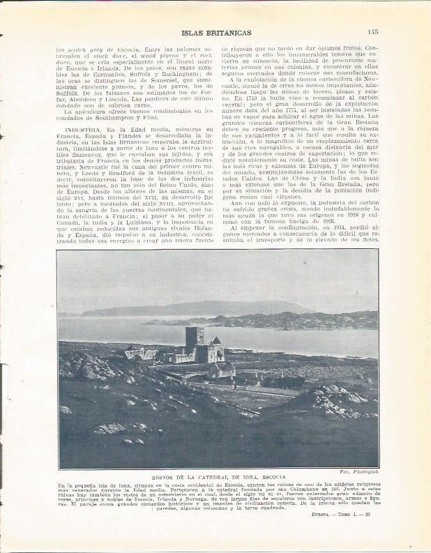 LAMINA 20898: Restos de la catedral de Iona, Escocia