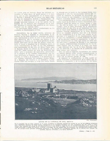 LAMINA 20898: Restos de la catedral de Iona, Escocia