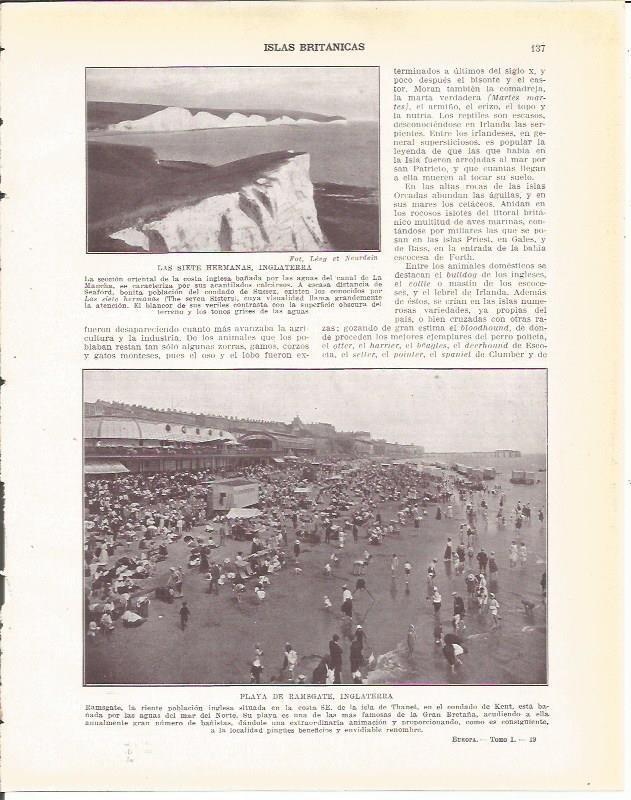 LAMINA 20893: Playa de Ramsgate, Inglaterra