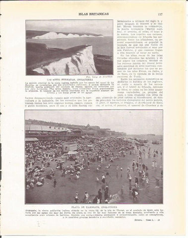 LAMINA 20893: Playa de Ramsgate, Inglaterra