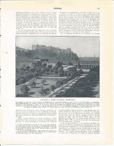 LAMINA 20886: Castillo de Edinburgo