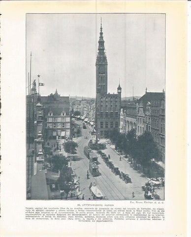 LAMINA 20880: Ayuntamiento de Danzig, Alemania