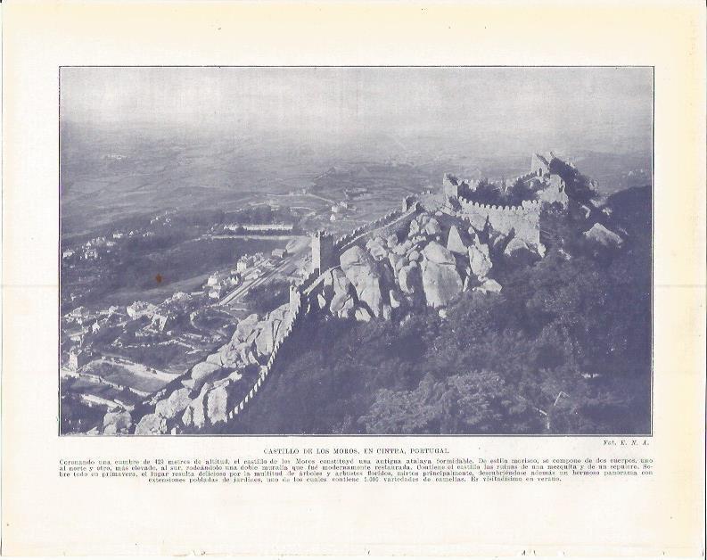 LAMINA 20876: Castillo de los Moros en Sintra, Portugal