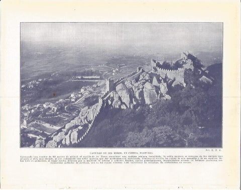 LAMINA 20876: Castillo de los Moros en Sintra, Portugal