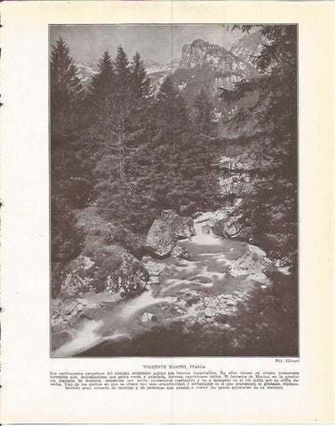 LAMINA 20872: Torrente Masino, Italia