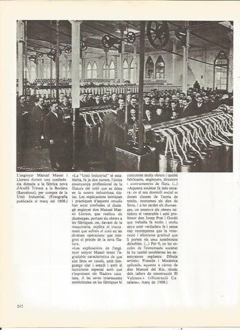 LAMINA 20794: Manuel Masso i Llorens en la fabrica Avel.li Trinxet de Barcelona
