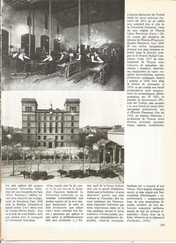 LAMINA 20793: Escuela Elemental del Trabajo en Barcelona