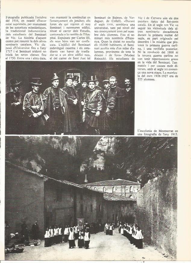 LAMINA 20788: La Escolania de Montserrat en 1915