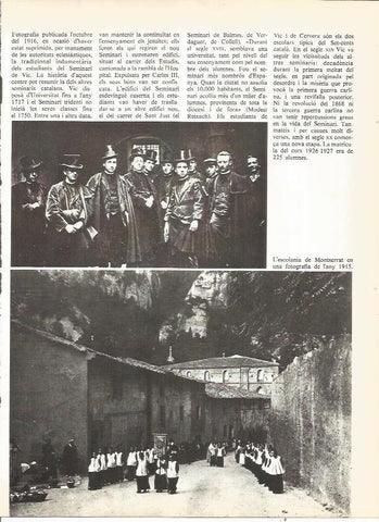 LAMINA 20788: La Escolania de Montserrat en 1915