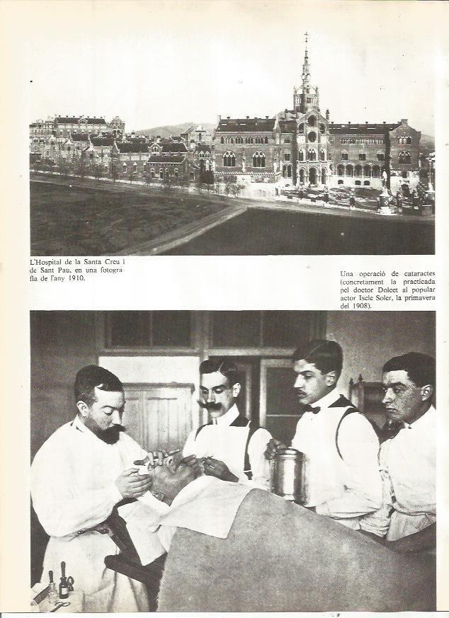 LAMINA 20815: Hospital de Santa Creu i Sant Pau de Barcelona, 1910