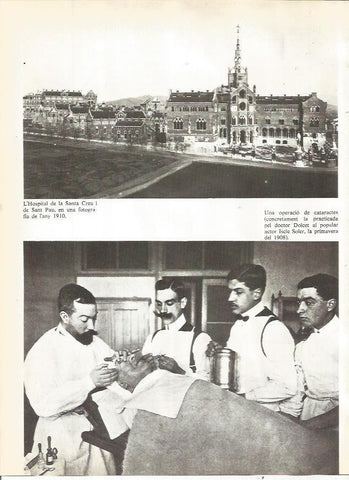 LAMINA 20815: Hospital de Santa Creu i Sant Pau de Barcelona, 1910