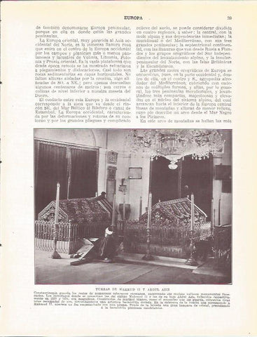 LAMINA 20836: Tumbas de Mahmud II y Abdul Aziz, Estambul