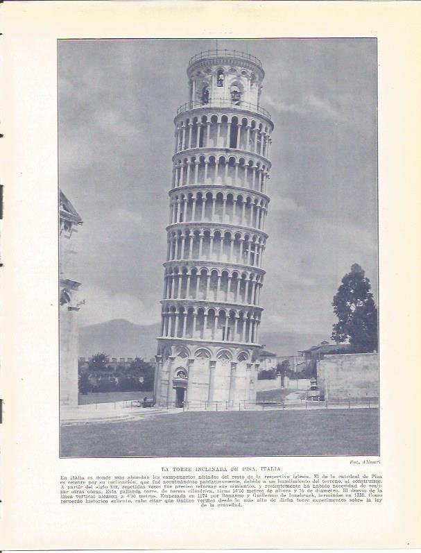 LAMINA 20835: Torre de Pisa