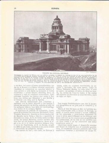 LAMINA 20834: Palacio de Justicia, Bruselas