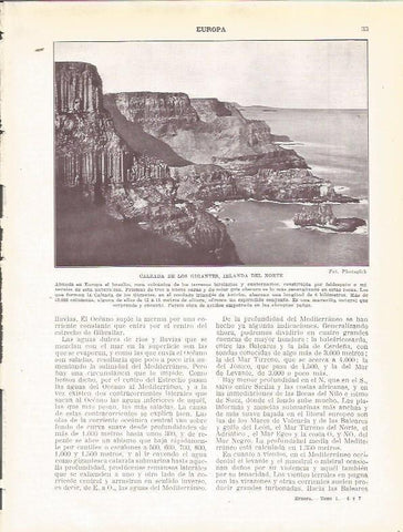 LAMINA 20833: Calzada de los Gigantes, Irlanda del Norte