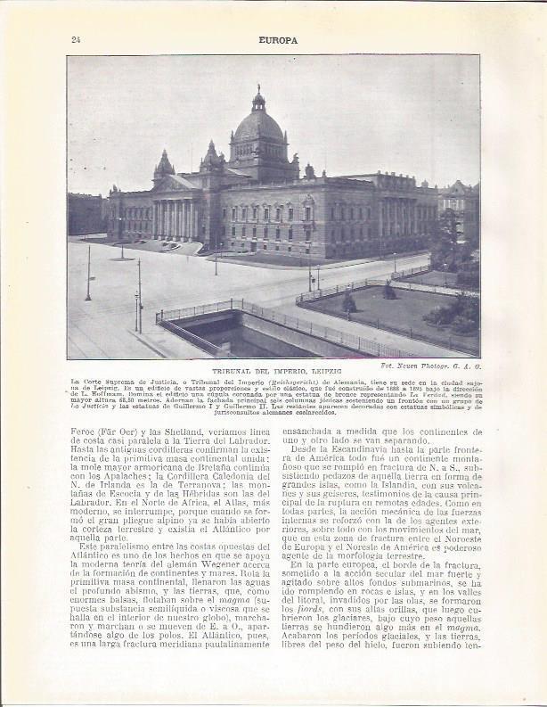 LAMINA 20828: Tribunal del Imperio en Leipzig