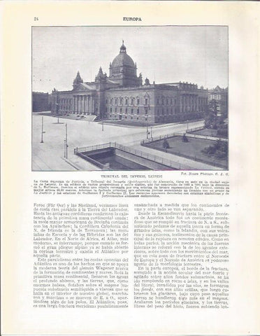 LAMINA 20828: Tribunal del Imperio en Leipzig