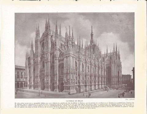 LAMINA 20823: Catedral de Milan