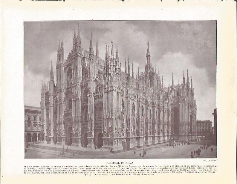 LAMINA 20823: Catedral de Milan