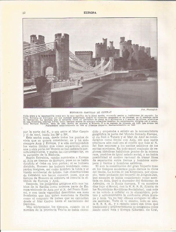LAMINA 20822: Castillo de Conway