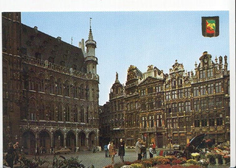 Postal JC0866: Brussels (Bruselas). A part of the Market Place