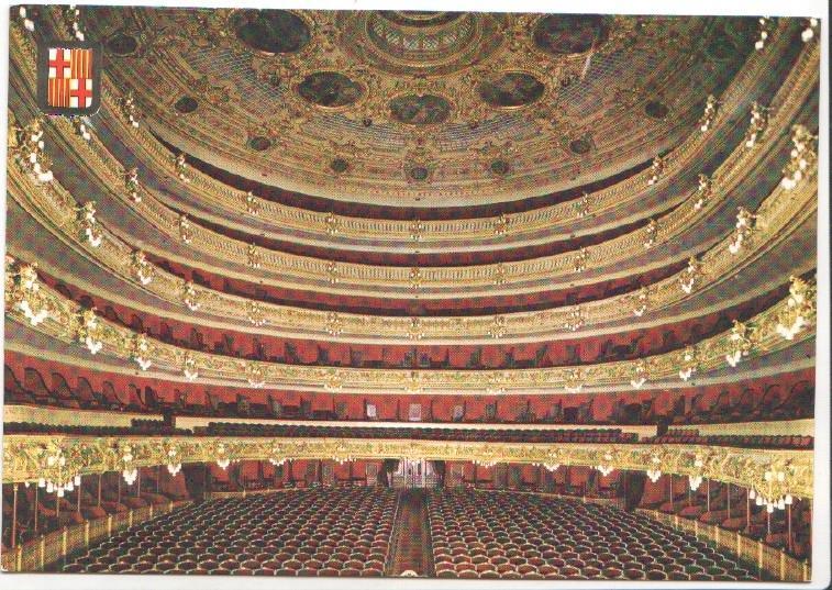 Postal JC0899: Barcelona. Gran Teatro del Liceo