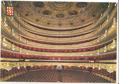 Postal JC0899: Barcelona. Gran Teatro del Liceo