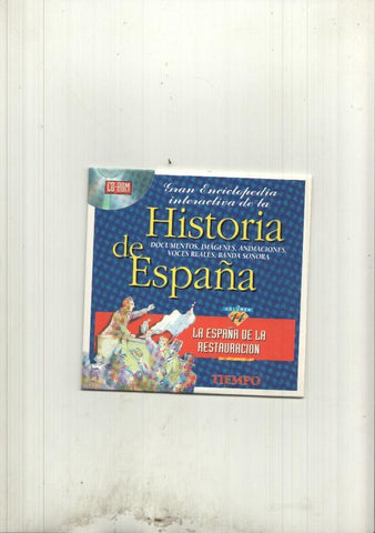 CD-Rom: Historia de España volumen 14: La españa de la restauracion