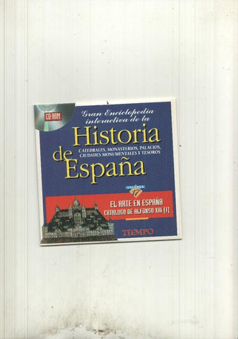 CD-Rom: Historia de España volumen 17: El arte en españa catalogo de Alfonso XIII