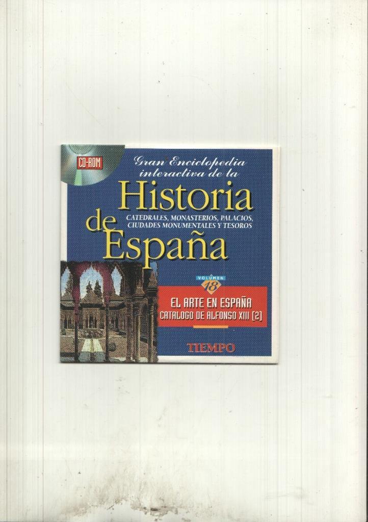 CD-Rom: Historia de España volumen 18: El arte en españa catalogo de alfonso XIII (2)