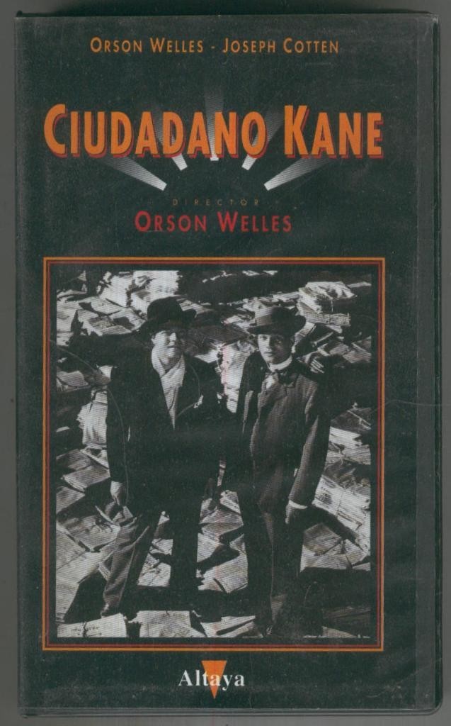 VHS Cine: CIUDADANO KANE - Orson Welles