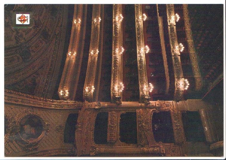 Postal JC0901: Gran Teatro del Liceo Barcelona. Sala
